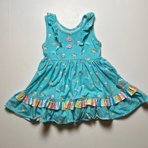 Blue floral Eleanor Rose dress